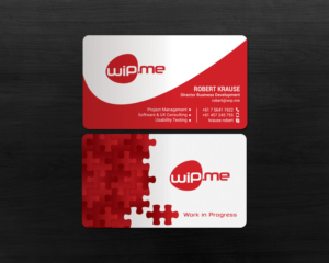 Visitenkarten-Design von chandrayaan.creative für Work in Progress Consulting | Design: #15957582
