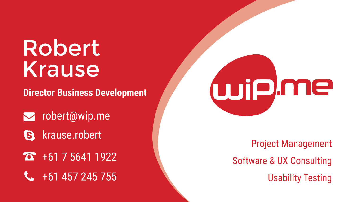 Business Card Design by Davonrocker for Work in Progress Consulting | Design #15954830