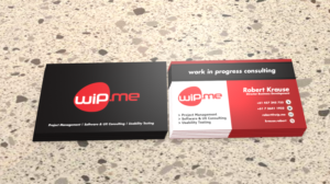 Visitenkarten-Design von Vegerian für Work in Progress Consulting | Design: #15958910