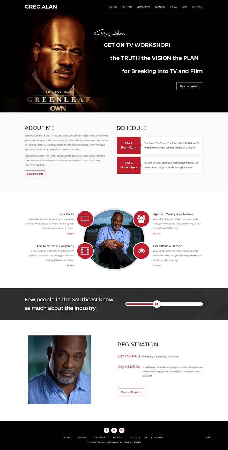 Design Wordpress par pb pour Actors Breakthrough | Design #15969446