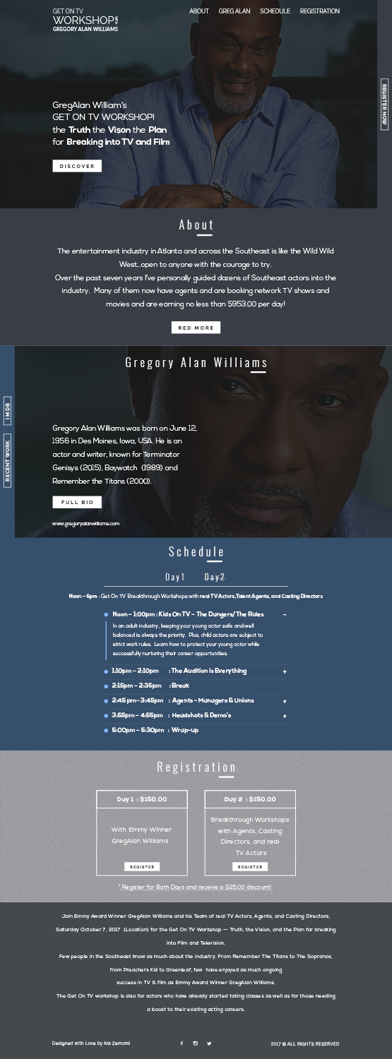 WordPress-Design von weekidesigner für Actors Breakthrough | Design #15972114