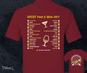 Design a t-shirt for a University group's trip to EPCOT Food & Wine Festival | T-Shirt-Design von nreimer