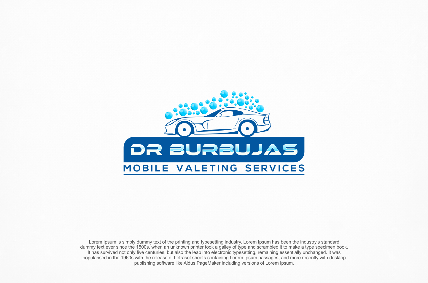 Logo Design by jenggot_merah_ for Dr Burbujas mobile valeting services | Design #15962854