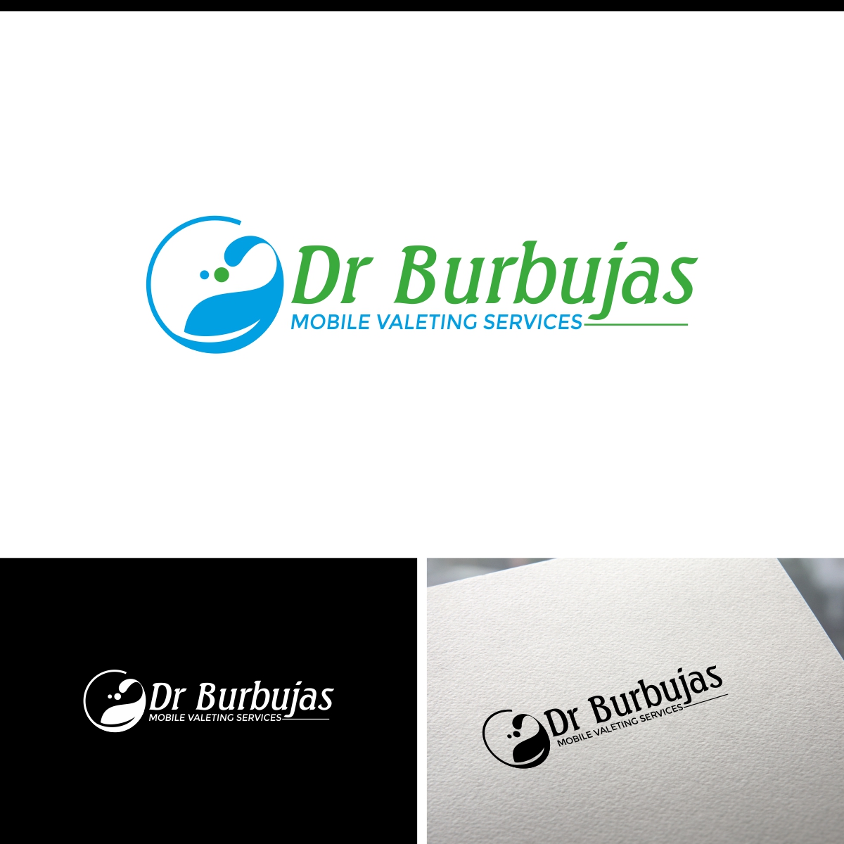 Logo Design by e-graphics for Dr Burbujas mobile valeting services | Design #15958419