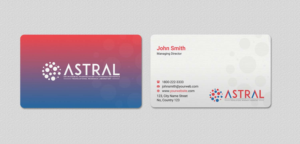 Business Card Design by INDIAN_Ashok for ASTRAL | Design: #15987868