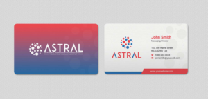 Business Card Design by INDIAN_Ashok for ASTRAL | Design: #15987873