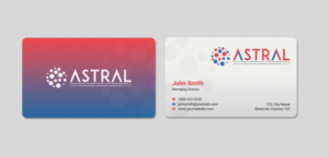 Business Card Design by INDIAN_Ashok for ASTRAL | Design: #15987875