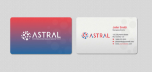 Business Card Design by INDIAN_Ashok for ASTRAL | Design: #15987876