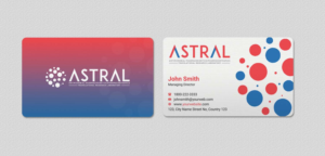 Business Card Design by INDIAN_Ashok for ASTRAL | Design: #15987877