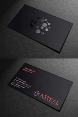 Business Card Design by INDIAN_Ashok for ASTRAL | Design: #15987891