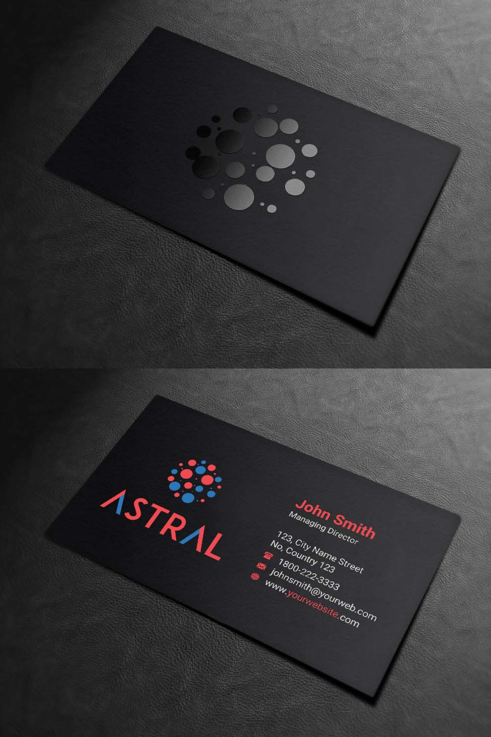 Business Card Design by INDIAN_Ashok for ASTRAL | Design #15987892