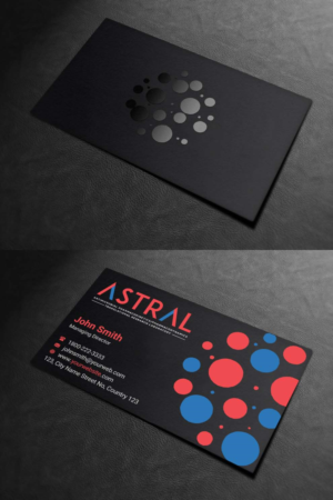 Business Card Design by INDIAN_Ashok for ASTRAL | Design: #15987898