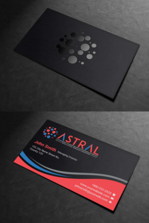 Business Card Design by INDIAN_Ashok for ASTRAL | Design: #15987900