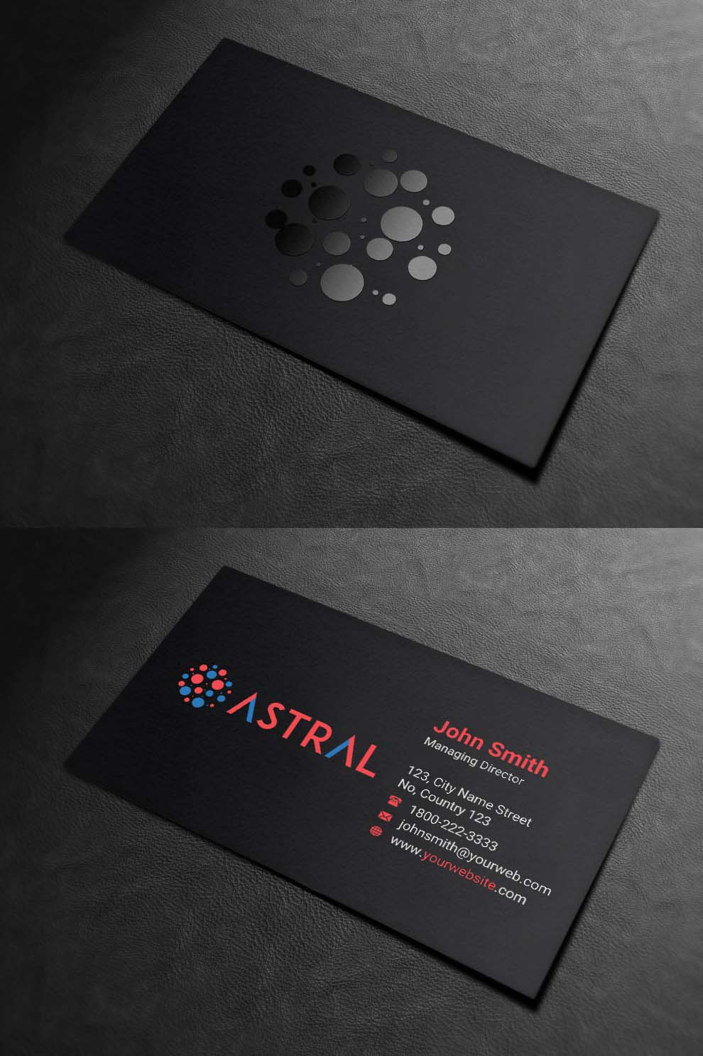 Business Card Design by INDIAN_Ashok for ASTRAL | Design #15987901