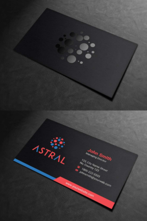 Business Card Design by INDIAN_Ashok for ASTRAL | Design: #15987904