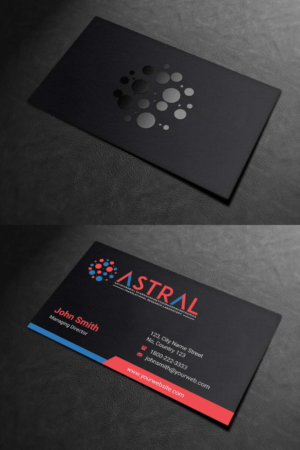 Business Card Design by INDIAN_Ashok for ASTRAL | Design: #15987906