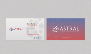 Business Card Design by Riz' for ASTRAL | Design: #15956514