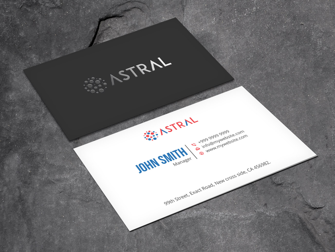 Business Card Design by Xpert for ASTRAL | Design #15951992