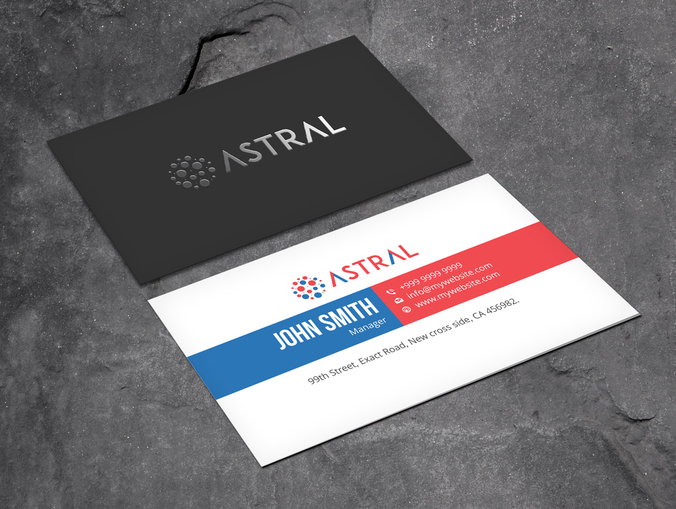 Business Card Design by Xpert for ASTRAL | Design #15952114