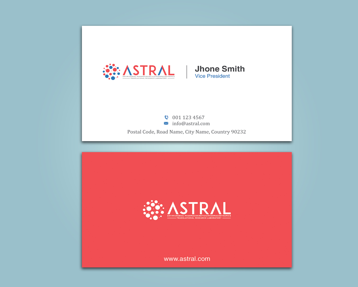Business Card Design by AFHUN for ASTRAL | Design #15957128
