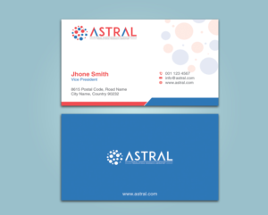 Business Card Design by AFHUN for ASTRAL | Design: #15957129