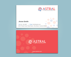 Business Card Design by AFHUN for ASTRAL | Design: #15957130