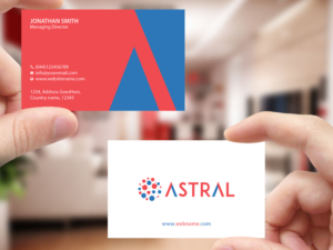 Business Card Design by Creations Box 2015 for ASTRAL | Design: #15960517