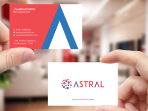 Business Card Design by Creations Box 2015 for ASTRAL | Design: #15960518
