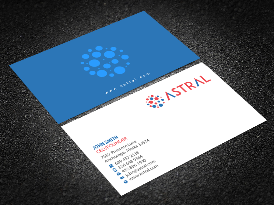 Business Card Design by Brand aid for ASTRAL | Design #15957346
