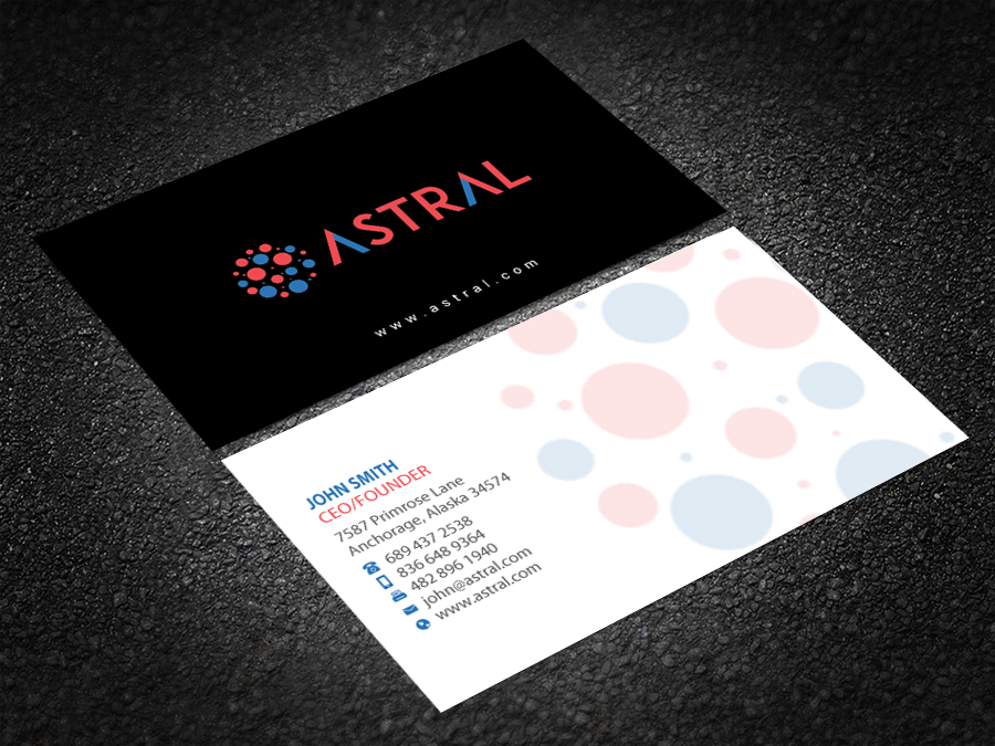 Business Card Design by Brand aid for ASTRAL | Design #15957350