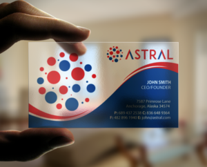 Business Card Design by Brand aid for ASTRAL | Design: #15957364