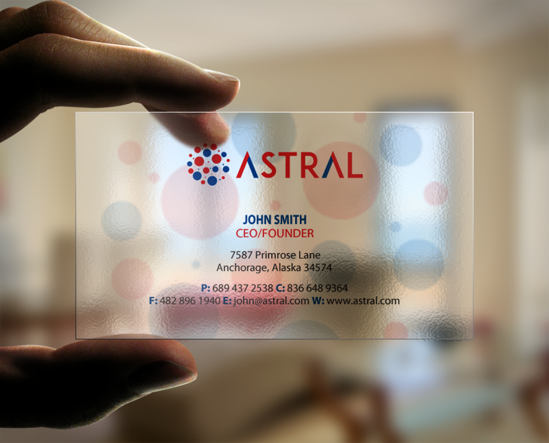 Business Card Design by Brand aid for ASTRAL | Design #15957395