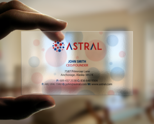 Business Card Design by Brand aid for ASTRAL | Design: #15957395