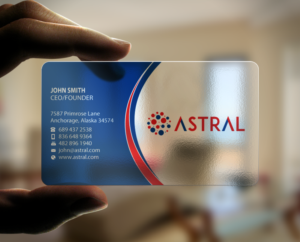 Business Card Design by Brand aid for ASTRAL | Design: #15957469