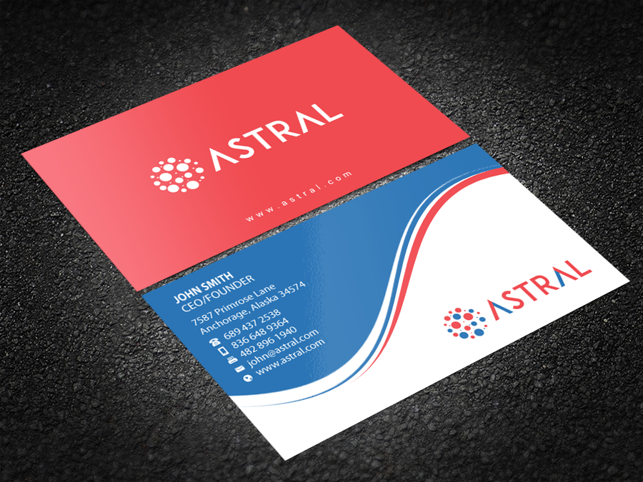 Business Card Design by Brand aid for ASTRAL | Design #15957475