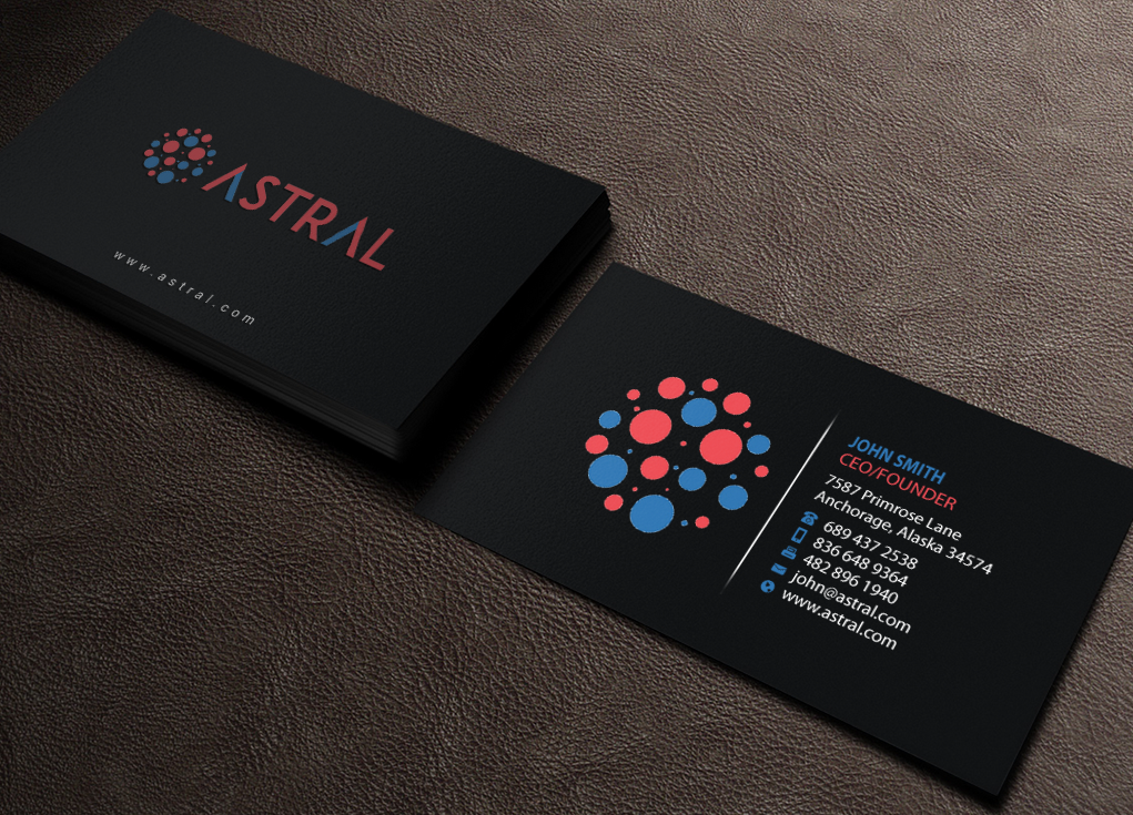 Business Card Design by Brand aid for ASTRAL | Design #15958364