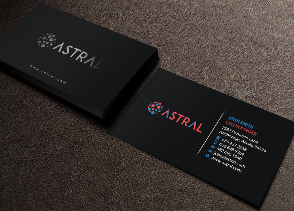 Business Card Design by Brand aid for ASTRAL | Design #15958365