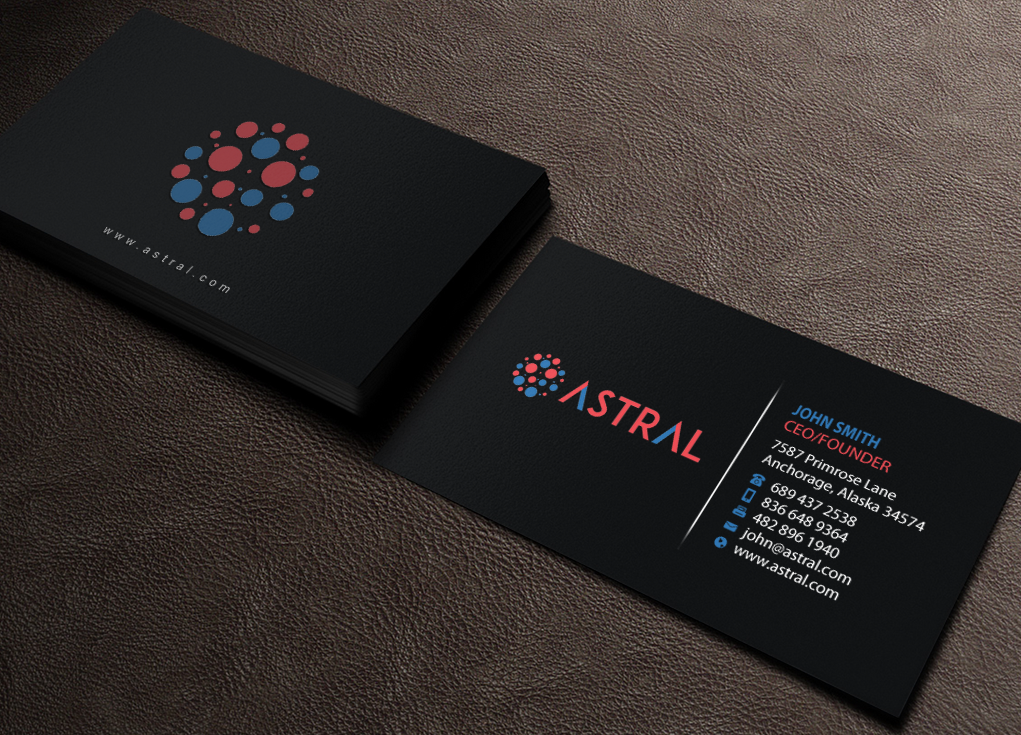 Business Card Design by Brand aid for ASTRAL | Design #15958367