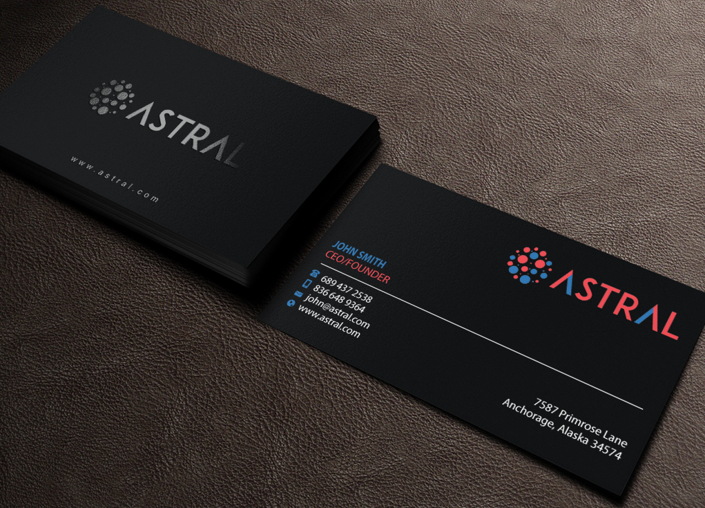Business Card Design by Brand aid for ASTRAL | Design #15958368