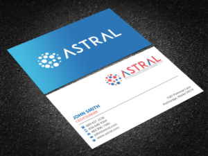 Diseño de Tarjeta de Presentación por Brand aid para ASTRAL | Diseño #15970794