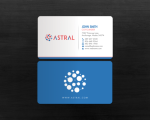 Business Card Design by chandrayaan.creative for ASTRAL | Design: #15954983