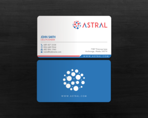 Business Card Design by chandrayaan.creative for ASTRAL | Design: #15955198