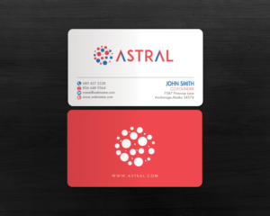 Business Card Design by chandrayaan.creative for ASTRAL | Design: #15955228