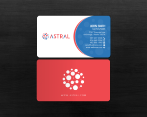 Business Card Design by chandrayaan.creative for ASTRAL | Design: #15955230