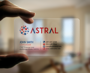 Business Card Design by chandrayaan.creative for ASTRAL | Design: #15955325
