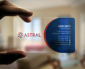 Business Card Design by chandrayaan.creative for ASTRAL | Design: #15955327