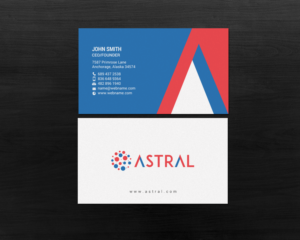 Business Card Design by chandrayaan.creative for ASTRAL | Design: #15957660