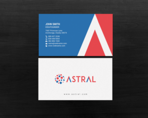 Business Card Design by chandrayaan.creative for ASTRAL | Design: #15957773