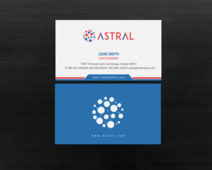 Business Card Design by chandrayaan.creative for ASTRAL | Design: #15958725