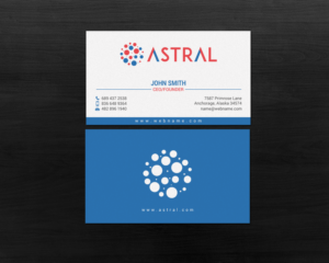 Business Card Design by chandrayaan.creative for ASTRAL | Design: #15958771